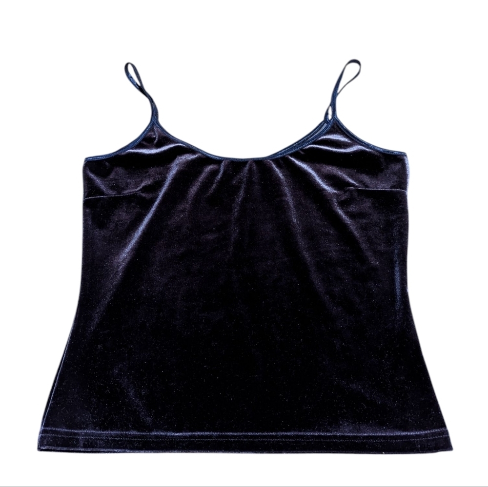 Vintage Velvet Express Tricot Tank 90s Y2k Grunge… - image 3